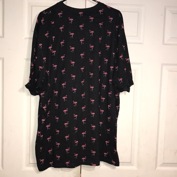 Cute men’s Free Planet Flamingo Tee - Picture 5 of 6